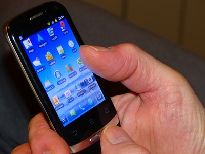 Smartphone mit Apps